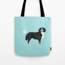 Bernese Mountain Dog dog breed funny dog fart Tote Bag