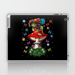 Psychedelic Mushroom Frog Laptop Skin