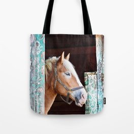 "Beauty in the Barn" Tote Bag