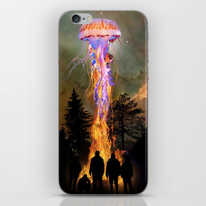 Birth of the Fire Jellyfish  iPhone Skin
