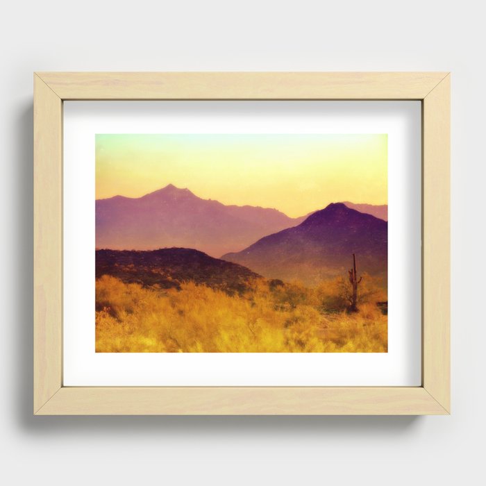 Painted Desert Recessed Framed Print