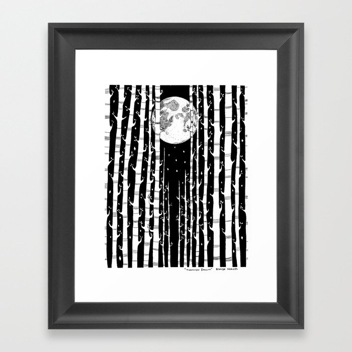 MoonLight Dream Framed Art Print