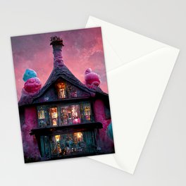 Cotton Candy House Stationery Card