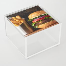 Hamburger & Fries Acrylic Box