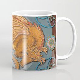 Celtic Medieval Earth Dragon Coffee Mug