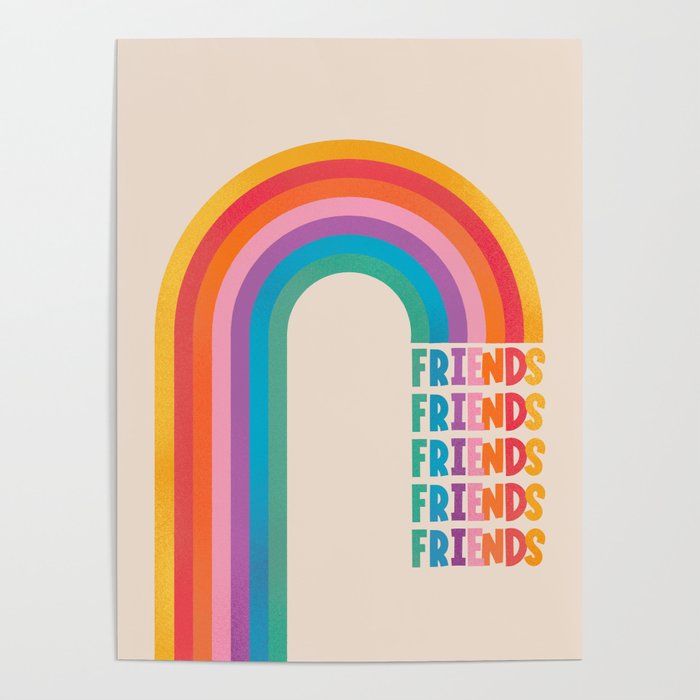 RAINBOW FRIENDS cyan | Poster