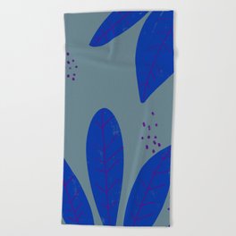 Cyaniello - Modern Minimal Abstract Painting Beach Towel