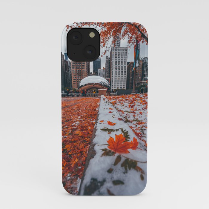 Fall and Winter Chicago iPhone Case