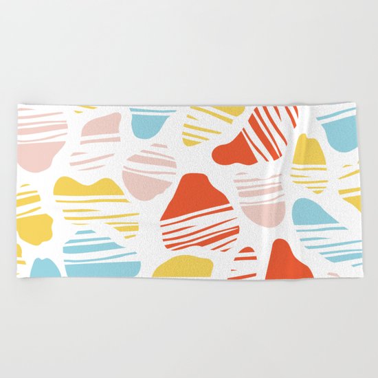 Okapi Animal Print Beach Towel