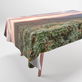 Blue Ridge Mountains - Berry Sunset Tablecloth
