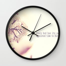Appointed Bloom Wall Clock