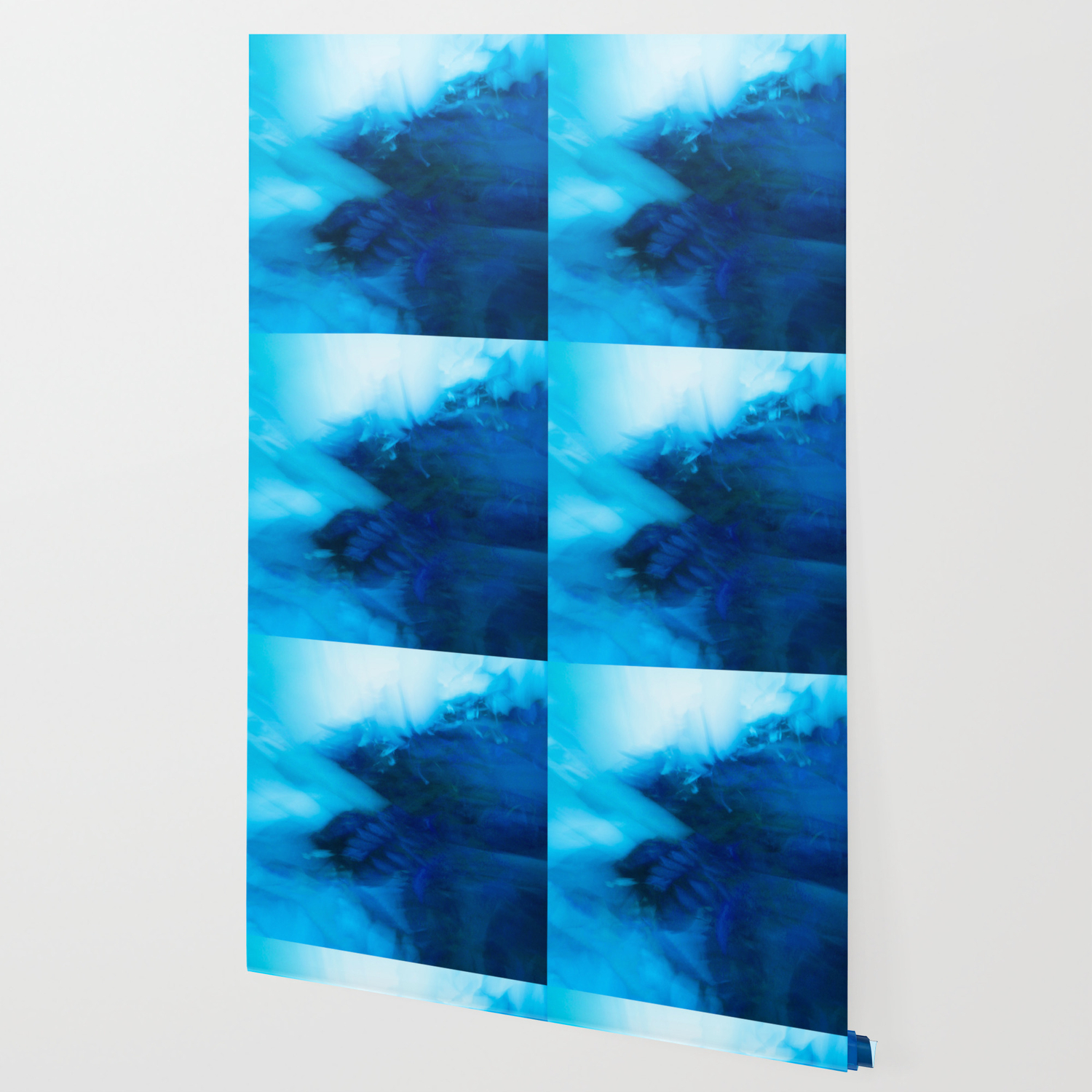 Winter Sea Waves Abstract Digital Painting Wallpaper By