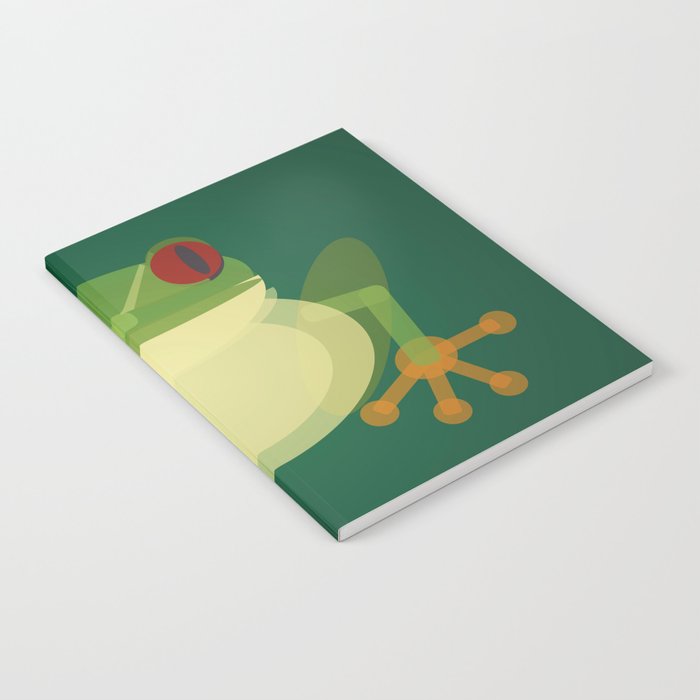 Mid Century Tree Frog Notebook