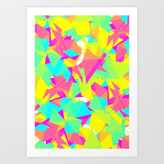 Abstract Rainbow Art Print
