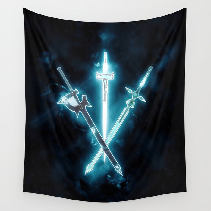 Sword art online tapestry sales