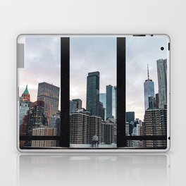 New York City Window Skyline Laptop Skin