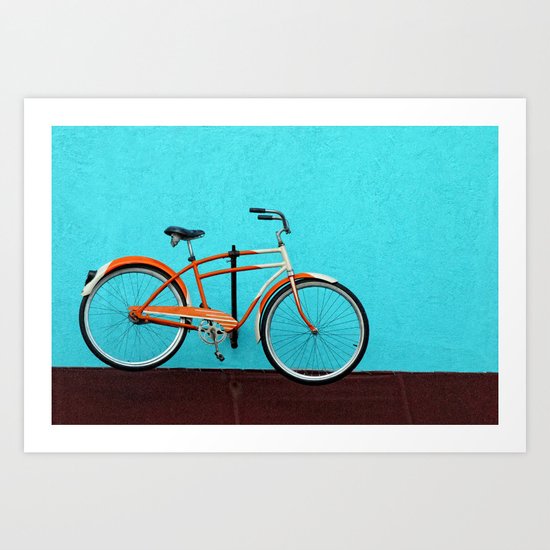 Oak Cliff Bicycle Art Print