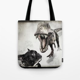 French Bulldog - Jurassic French Tote Bag