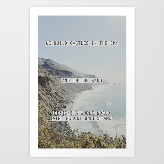 castles in the sky Art Print