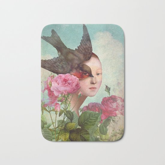 The Silent Garden Bath Mat