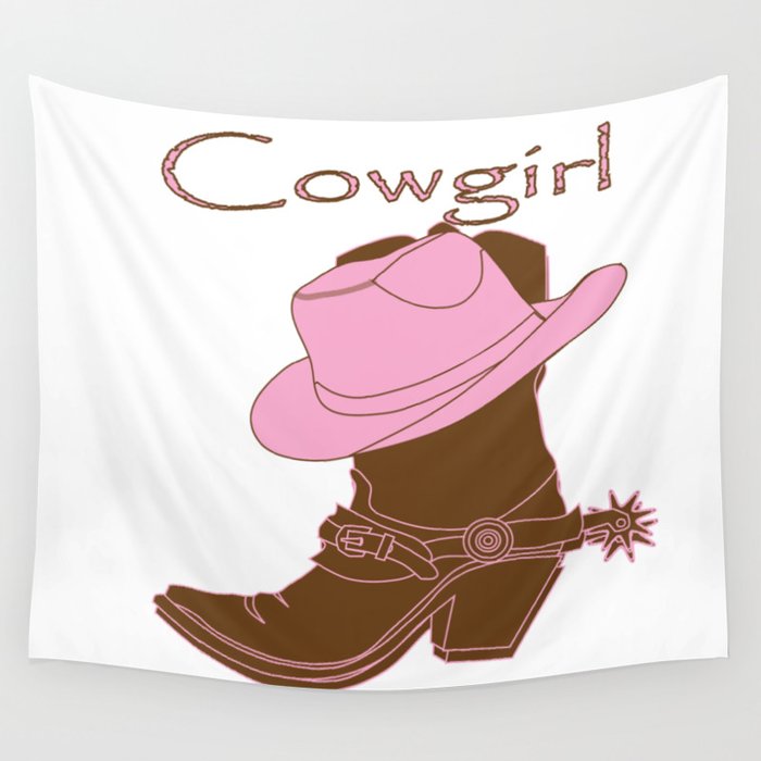 Cowgirl Wall Tapestry