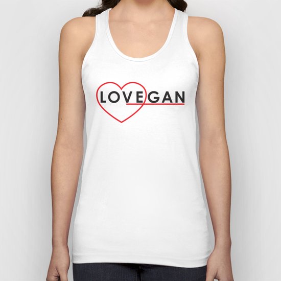 LOVEGAN (Love Vegan) Unisex Tank Top