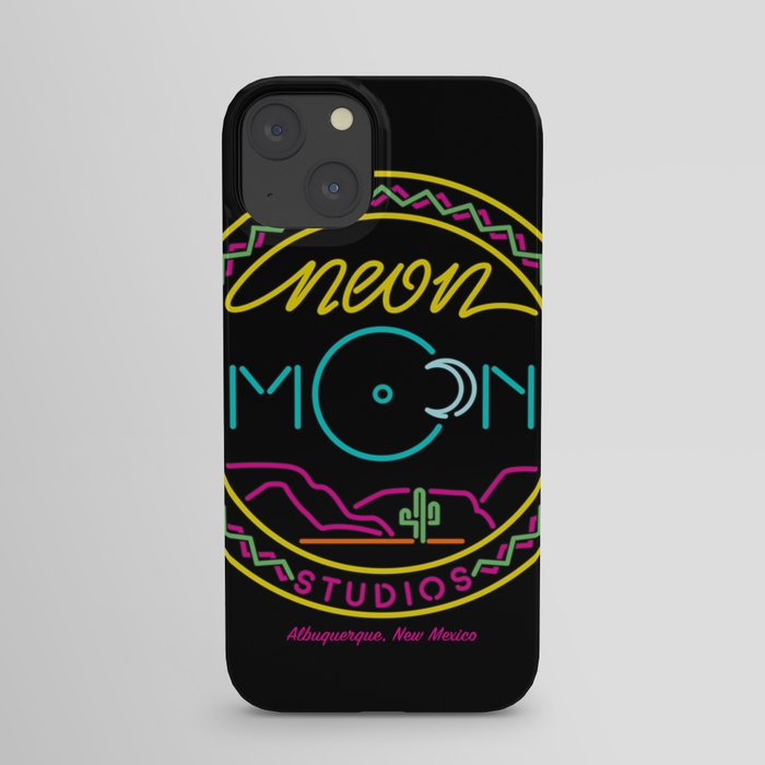 Neon Moon Studios Logo Rectangle iPhone Case