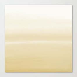 Fog Golden Yellow - Abstract Art Series Canvas Print
