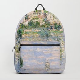 Vetheuil in Summer 1880 by Claude Monet Backpack