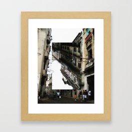 ɐqnɔ Framed Art Print