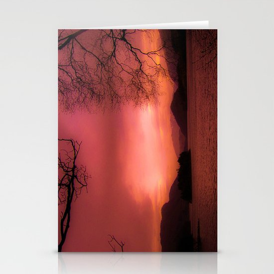 Lighting the evening Stationery Cards