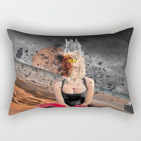 Meteor Girl Rectangular Pillow