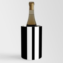 Black and White Big Stripe Wine Chiller