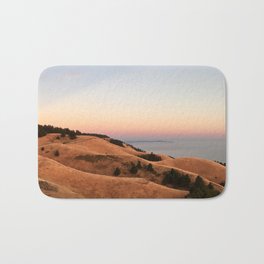 Untitled Sunset #1 Badematte | Marin, California, Ca, Hills, Marincounty, Rollinghills, Digital, Photo 