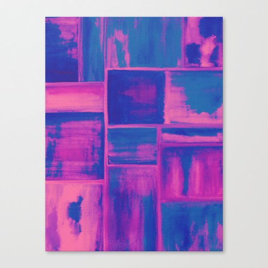 Watercolor abstract 27 Canvas Print