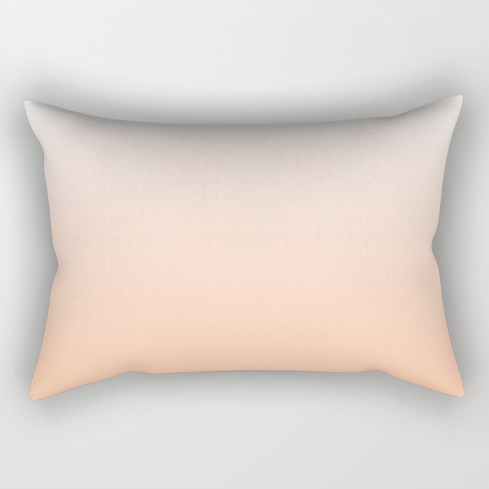 Peach Ombre Rectangular Pillow