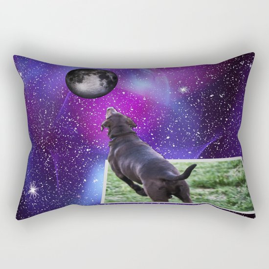 Reaching For The Moon Rectangular Pillow