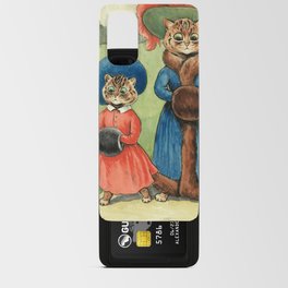 Out with Auntie by Louis Wain Android Card Case