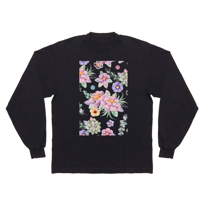 Pastel floral pattern - Oversized T-Shirt