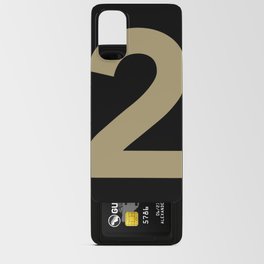 Number 2 (Sand & Black) Android Card Case