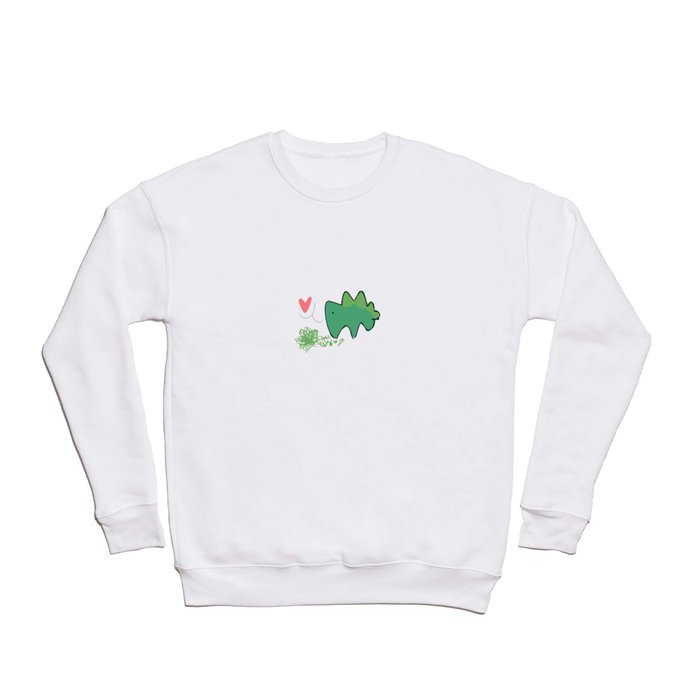 stegosaur-love Crewneck Sweatshirt