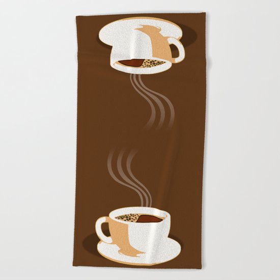 The Perfect Cup Of Coffee Beach Towel