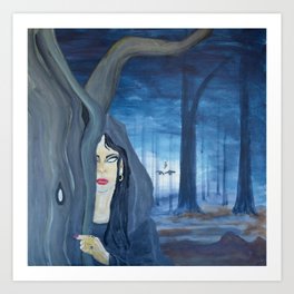Lady of the Forest Art Print