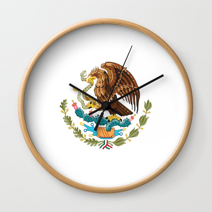 coat of arms of Mexico Wall Clock