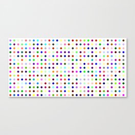 Big Hirst Polka Dot Canvas Print