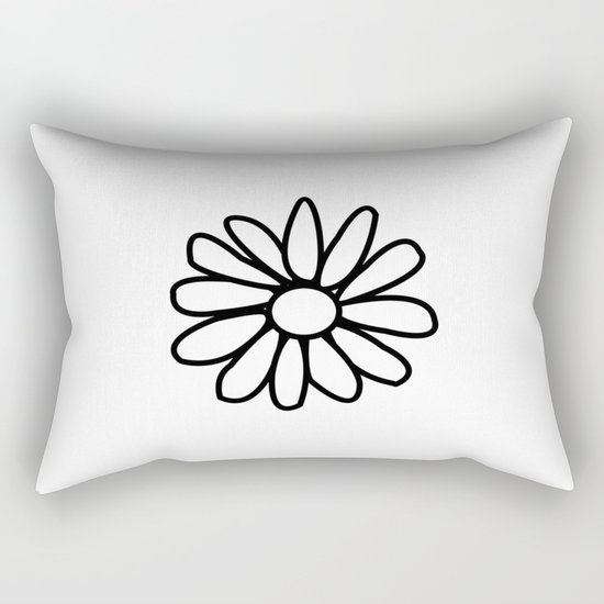 Bronte on Rectangular Pillow Small 17 x 12 Society6 Sea Flower by by 