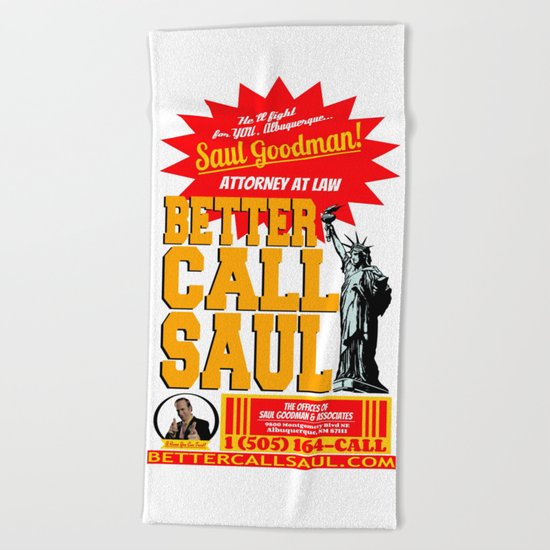 BETTER CALL SAUL | BREAKING BAD Beach Towel