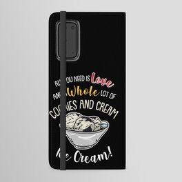 Cookies And Cream Ice Cream Android Wallet Case
