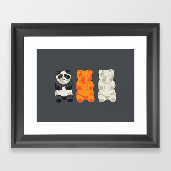 You don't fit in. Framed Art Print