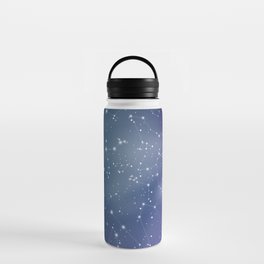 Zodiac Signs Constellations Gradient Shine Water Bottle